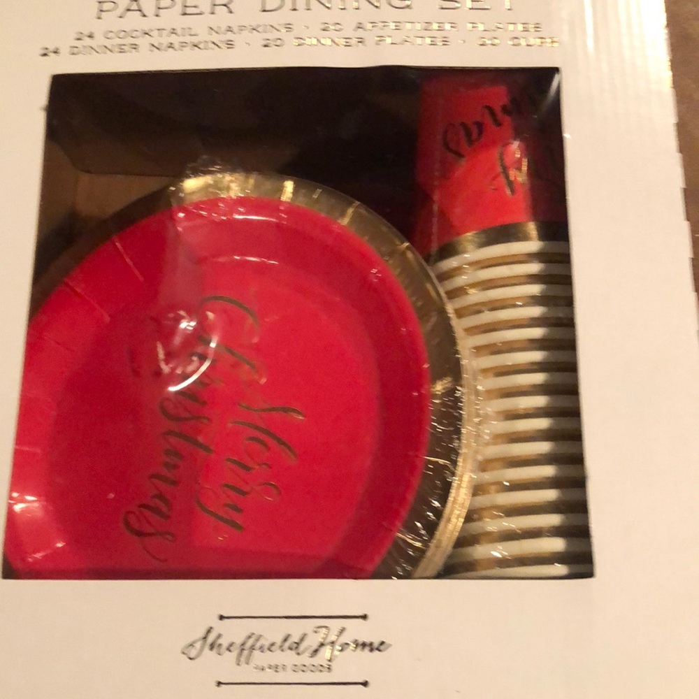 Santa Paper Dining Set